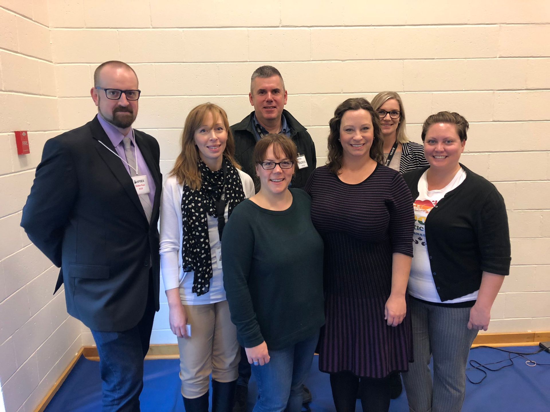 Executive in October 2018 with NSTU President